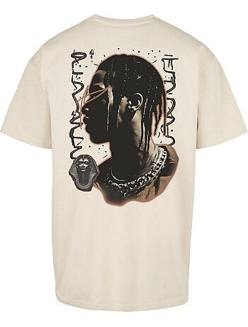 T-shirt motif/style travis scott giza - mister tee