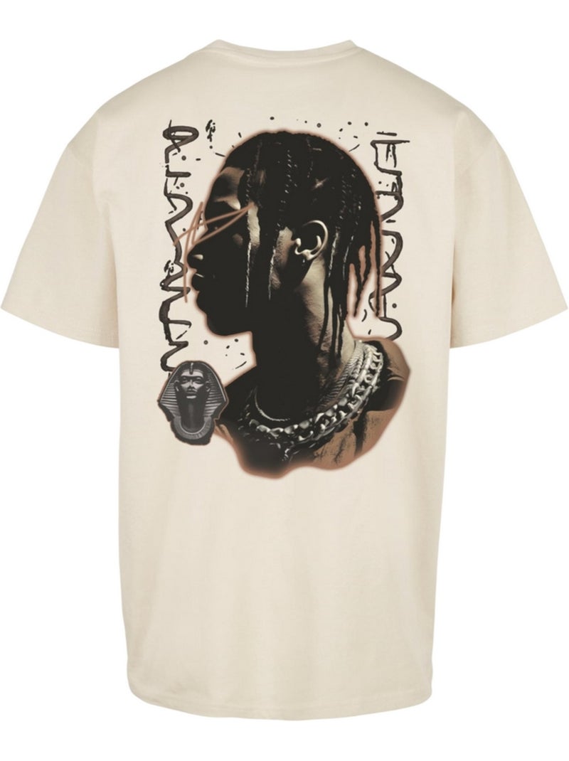 T-shirt motif/style travis scott giza - mister tee Beige - Kiabi