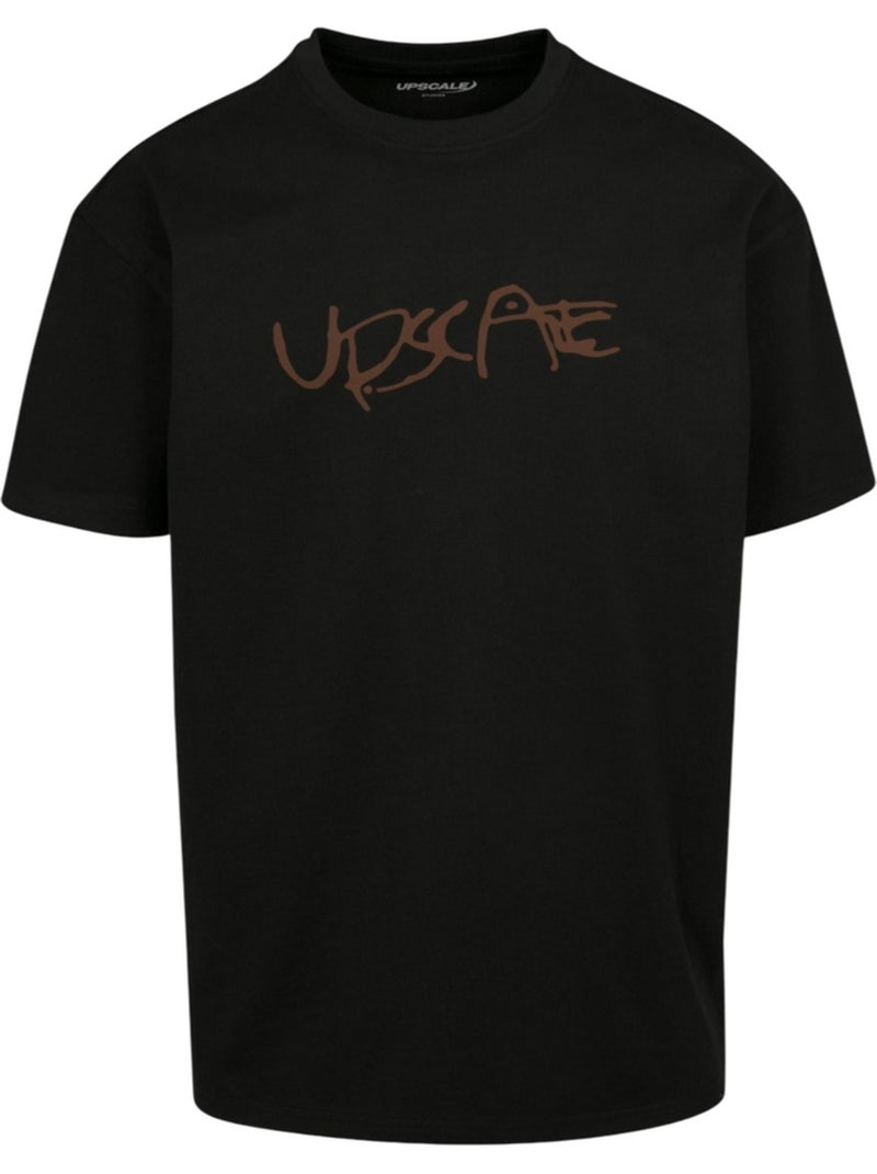 T-shirt motif/style travis scott giza - mister tee Noir - Kiabi