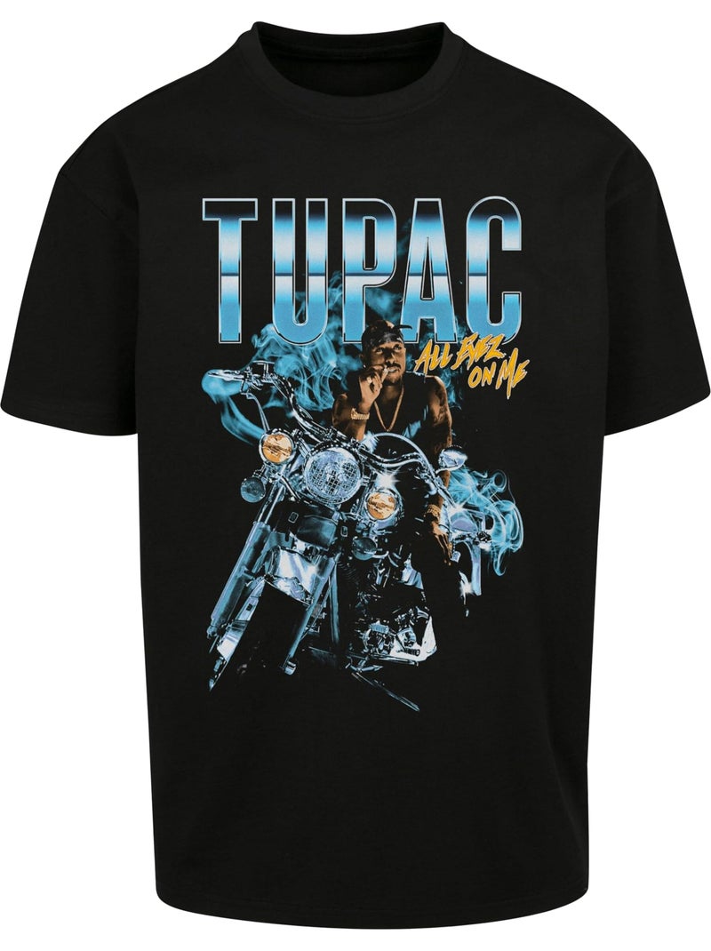 T-shirt motif/style tupac shakur all eyez on me anniversary - mister tee Noir - Kiabi
