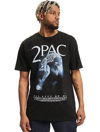 T-shirt motif/style tupac shakur all f*ck the world 2.0 - mister tee