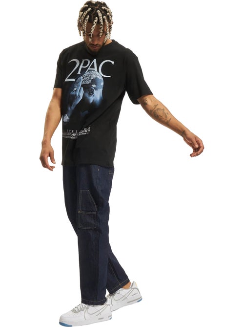 T-shirt motif/style tupac shakur all f*ck the world 2.0 - mister tee - Kiabi
