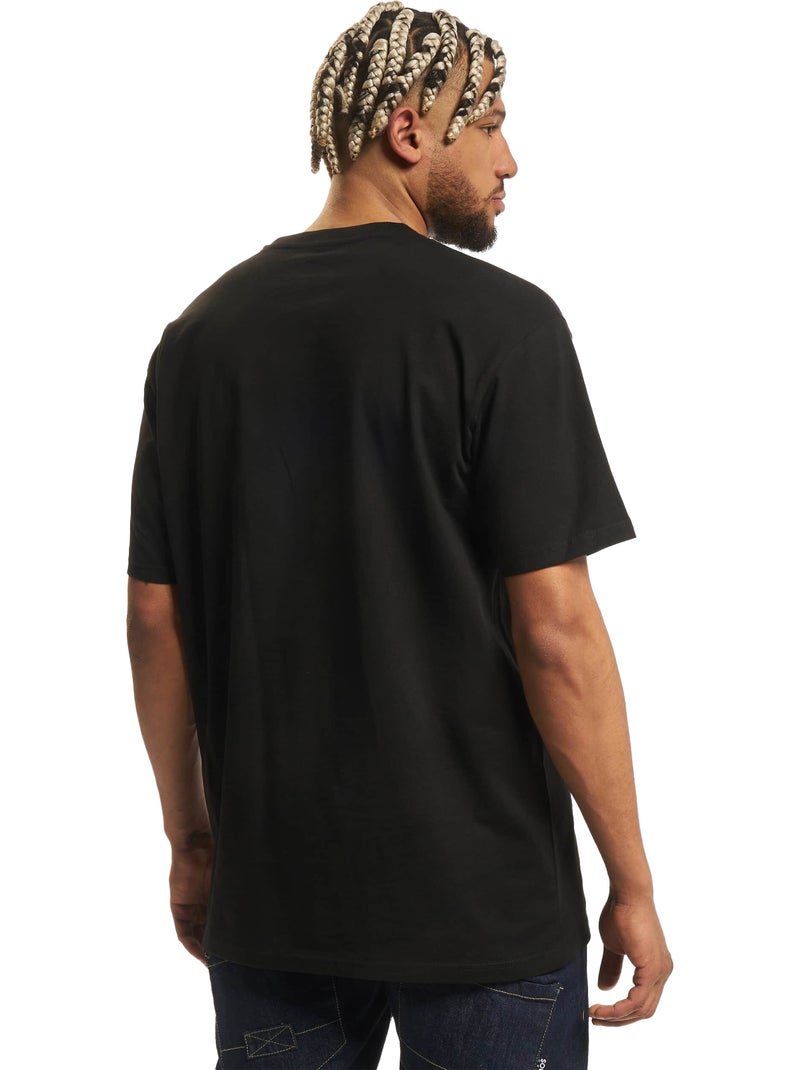 T-shirt motif/style tupac shakur all f*ck the world 2.0 - mister tee Noir - Kiabi