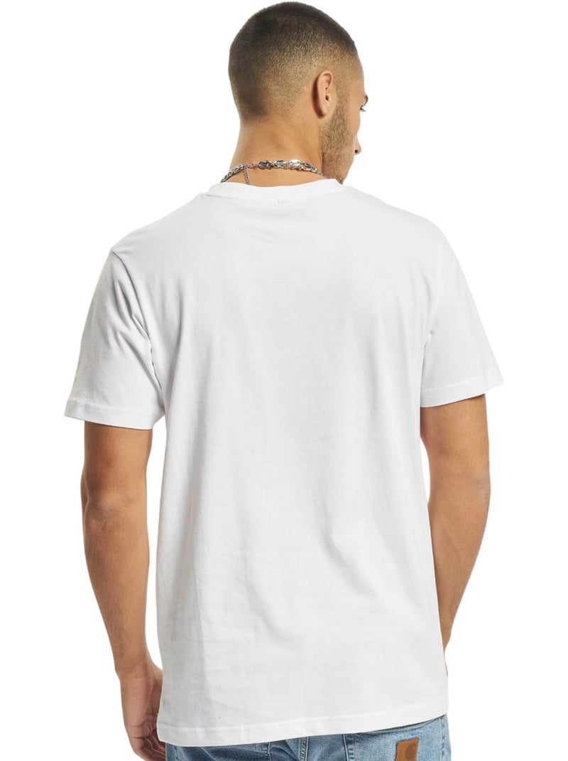 T-shirt motif/style tupac shakur cracked background - mister tee Blanc - Kiabi