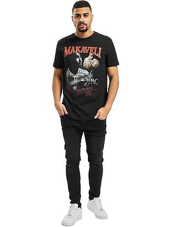T-shirt motif/style tupac shakur makaveli - mister tee
