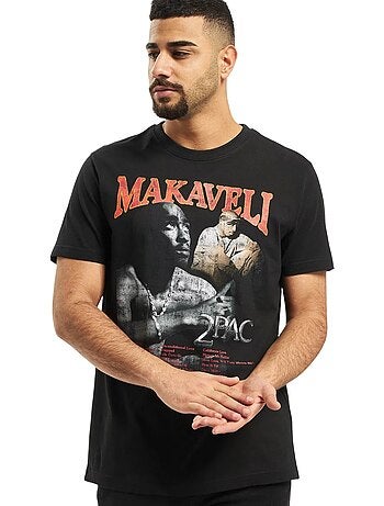 T-shirt motif/style tupac shakur makaveli - mister tee