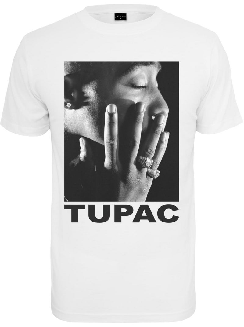 T-shirt motif/style tupac shakur profile - mister tee Blanc - Kiabi
