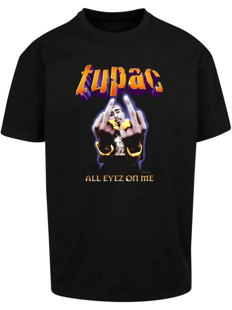 T-shirt motif/style tupac shakur thug passion - mister tee Noir - Kiabi