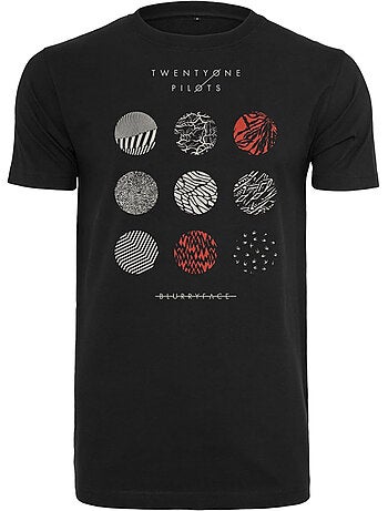 T-shirt motif/style twenty one pilots pattern circles - merchcode