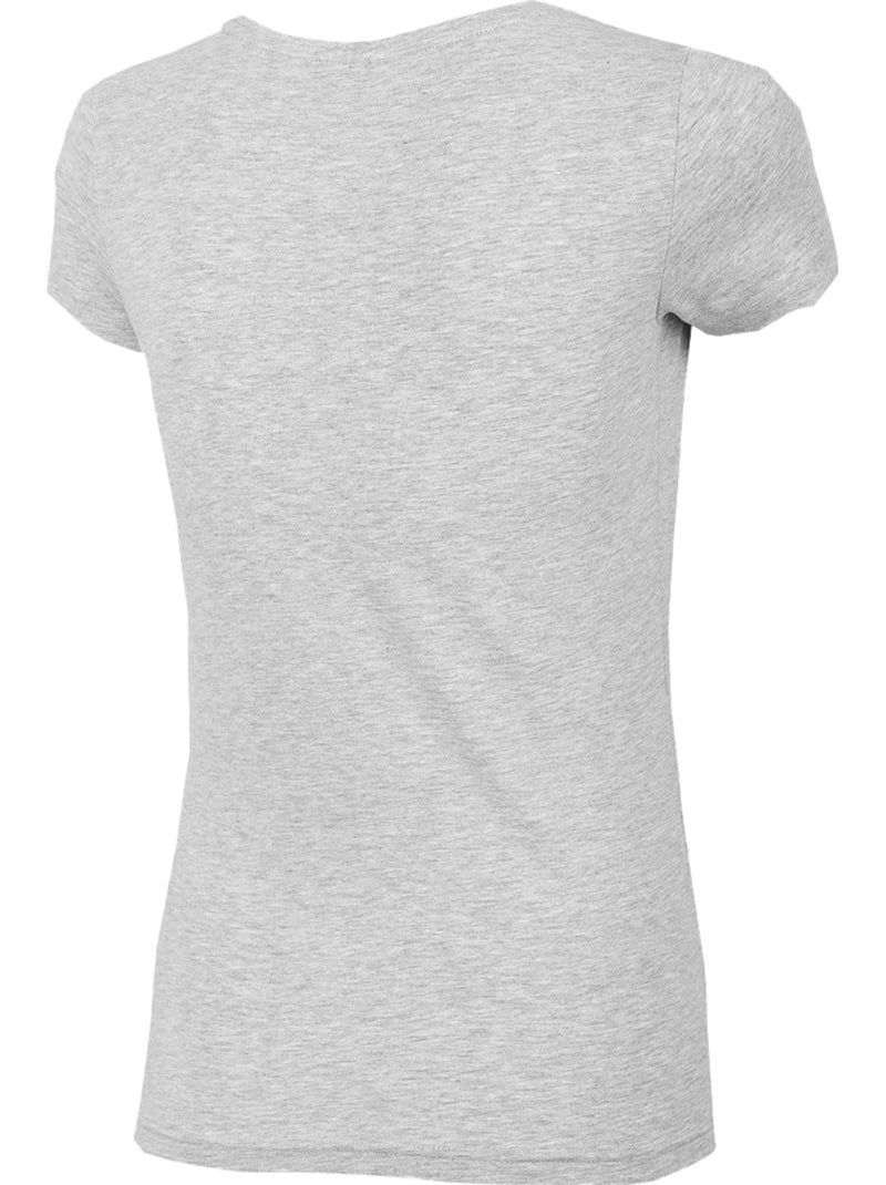 T-shirt motif/style uni - 4f Gris - Kiabi