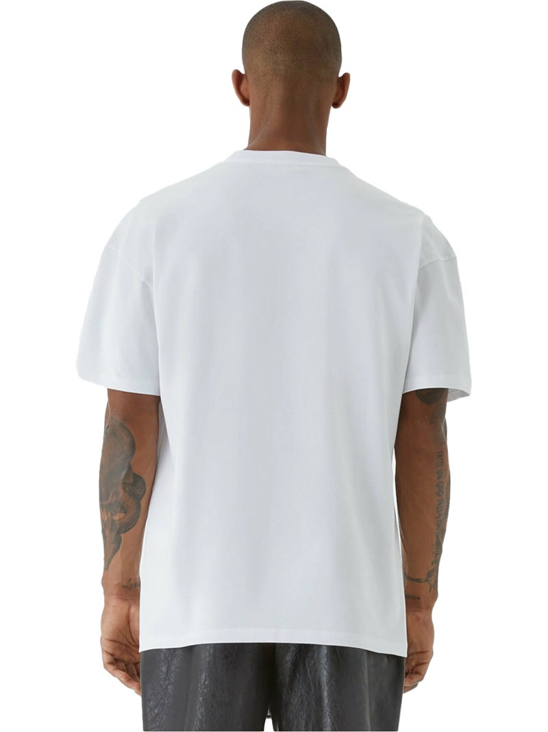 T-shirt motif/style uni - 9n1m sense Blanc - Kiabi