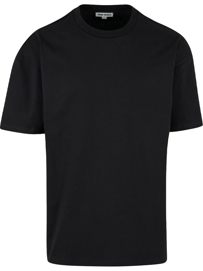 T-shirt motif/style uni - 9n1m sense Noir - Kiabi