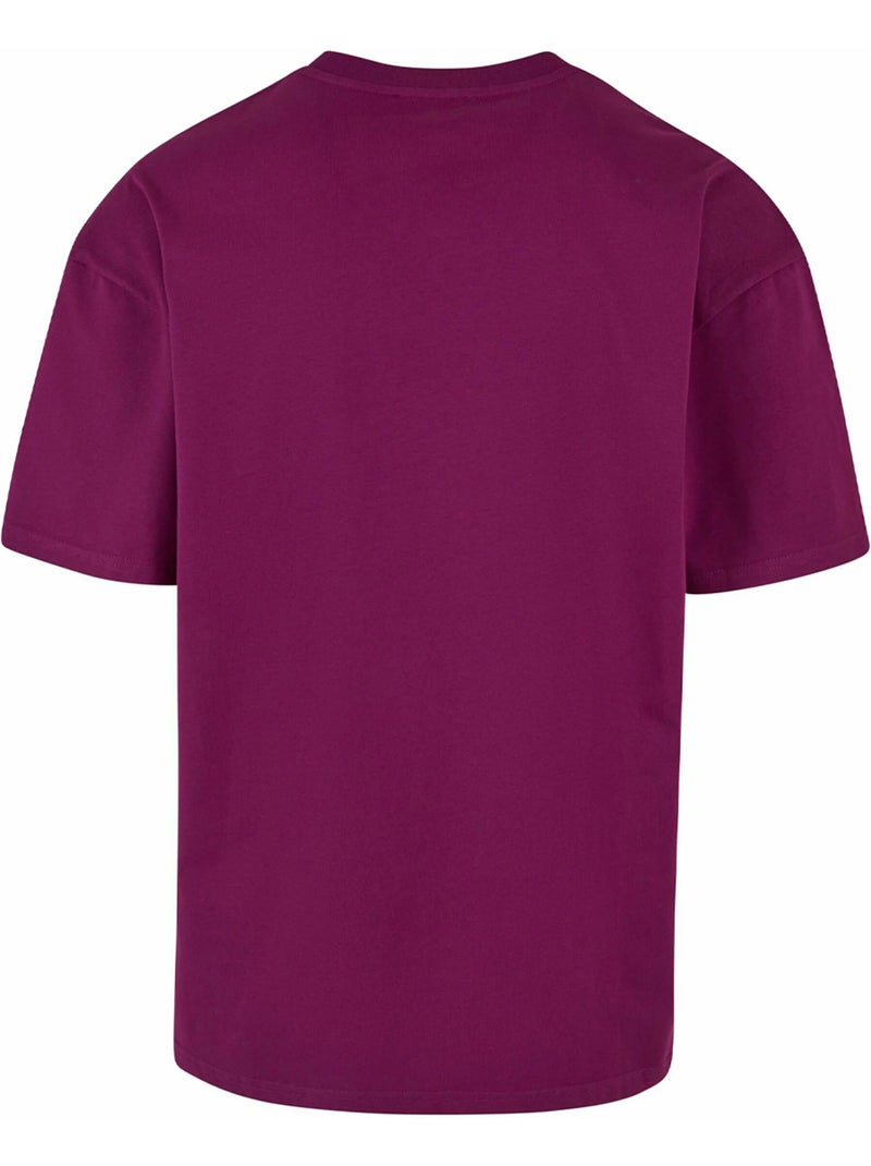 T-shirt motif/style uni - 9n1m sense Violet aubergine - Kiabi