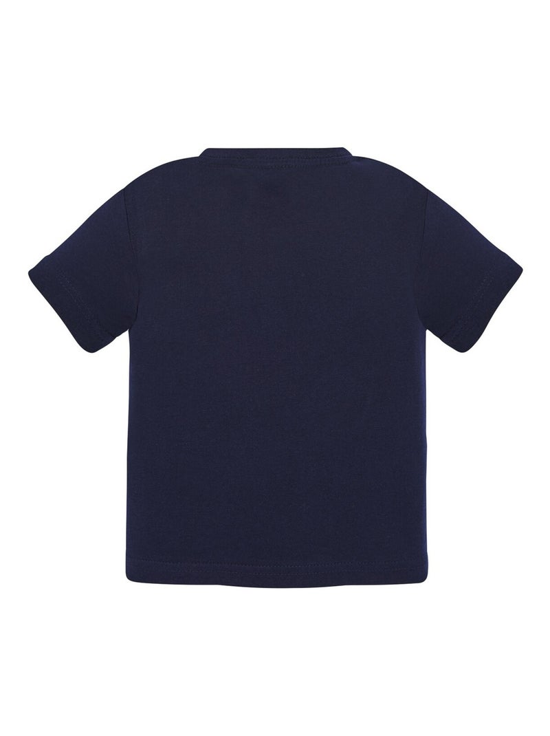 T-shirt motif/style uni - bébé - jhk Bleu marine - Kiabi