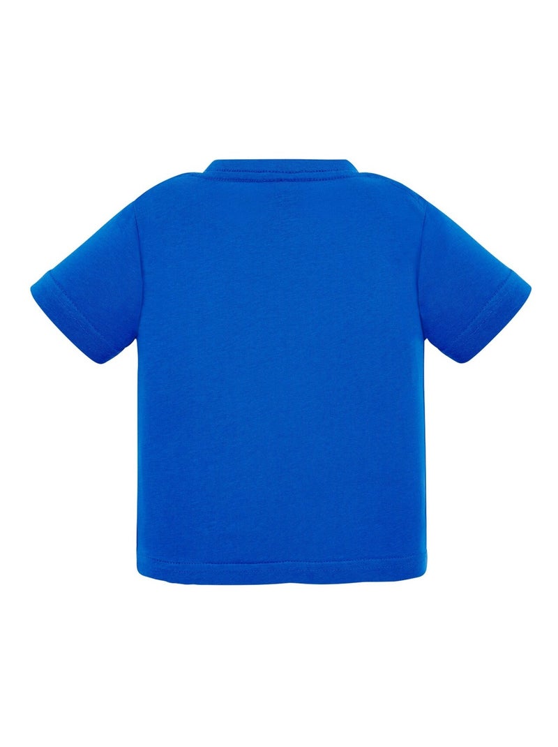 T-shirt motif/style uni - bébé - jhk Bleu roi - Kiabi