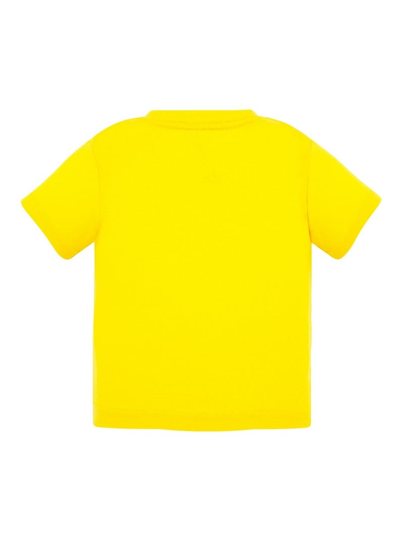 T-shirt motif/style uni - bébé - jhk Jaune or - Kiabi