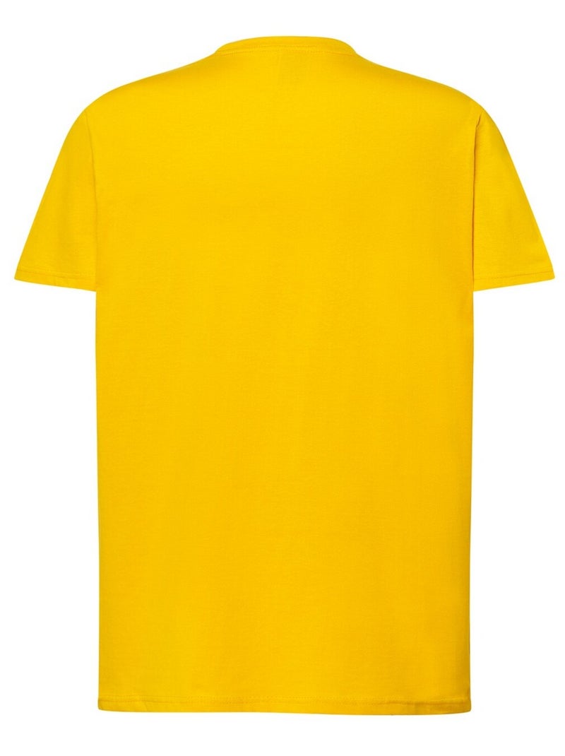 T-shirt motif/style uni - jhk Carbone jaune fluo - Kiabi