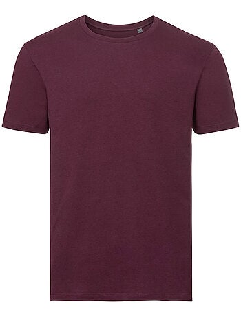 T-shirt motif/style uni - russell pure organic