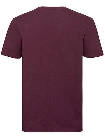 T-shirt motif/style uni - russell pure organic
