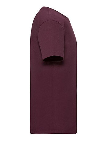 T-shirt motif/style uni - russell pure organic