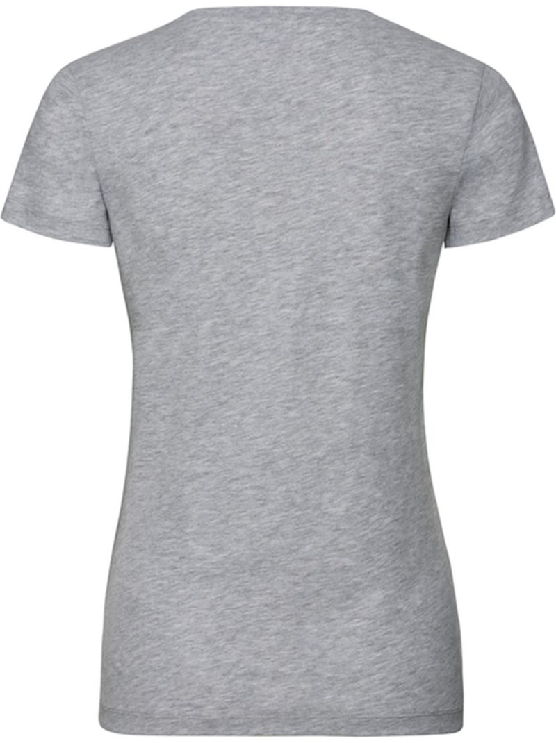 T-shirt motif/style uni - russell pure organic Gris clair - Kiabi
