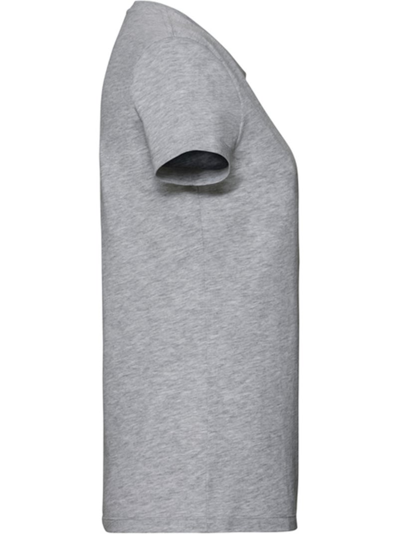 T-shirt motif/style uni - russell pure organic Gris clair - Kiabi
