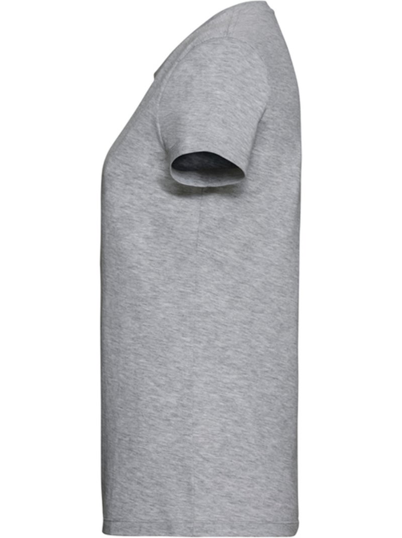 T-shirt motif/style uni - russell pure organic Gris clair - Kiabi