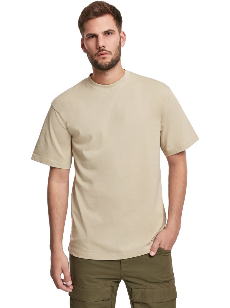 T-shirt motif/style uni - urban classics Beige foncé - Kiabi