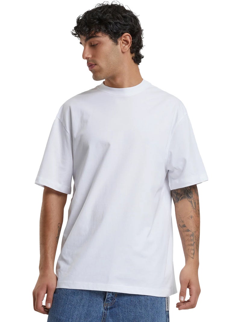 T-shirt motif/style uni - urban classics Blanc - Kiabi