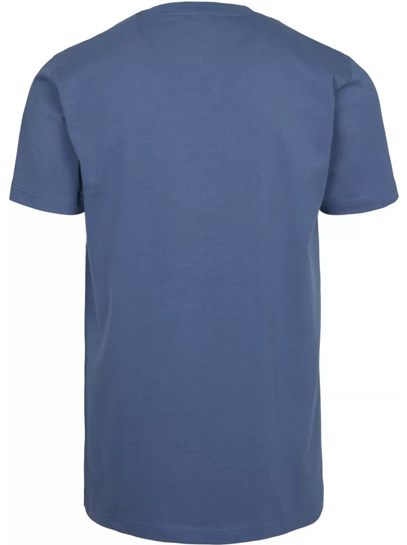 T-shirt motif/style uni basic - urban classics Bleu - Kiabi
