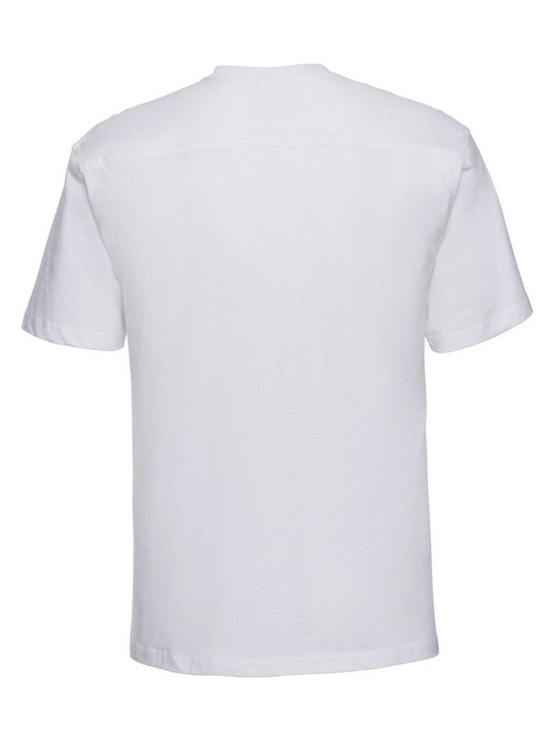 T-shirt motif/style uni classic - russell Blanc - Kiabi