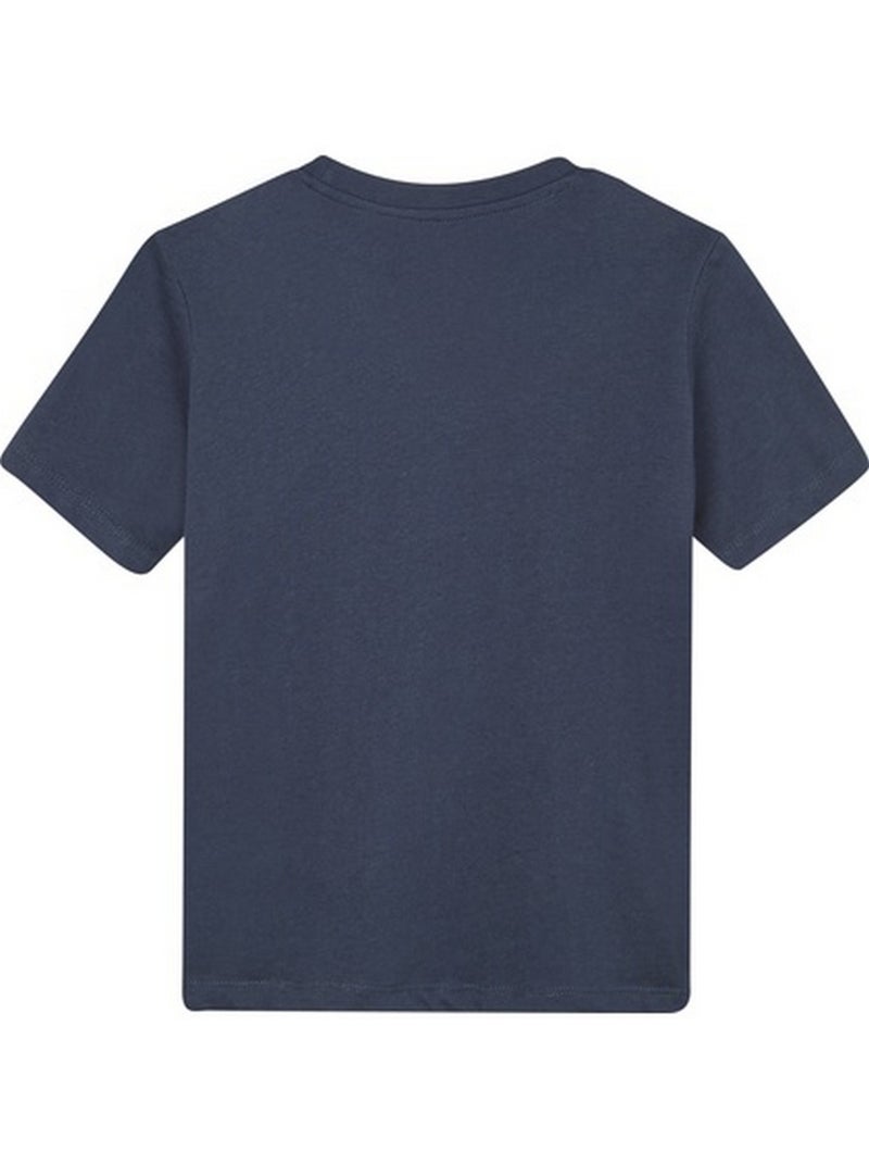 T-shirt motif/style uni essential - mantis Bleu marine - Kiabi