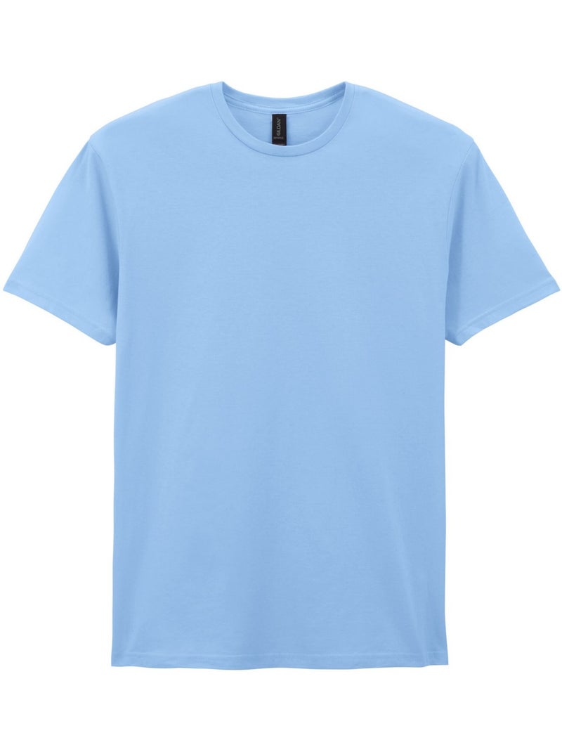 T-shirt motif/style uni softstyle - gildan Bleu clair - Kiabi