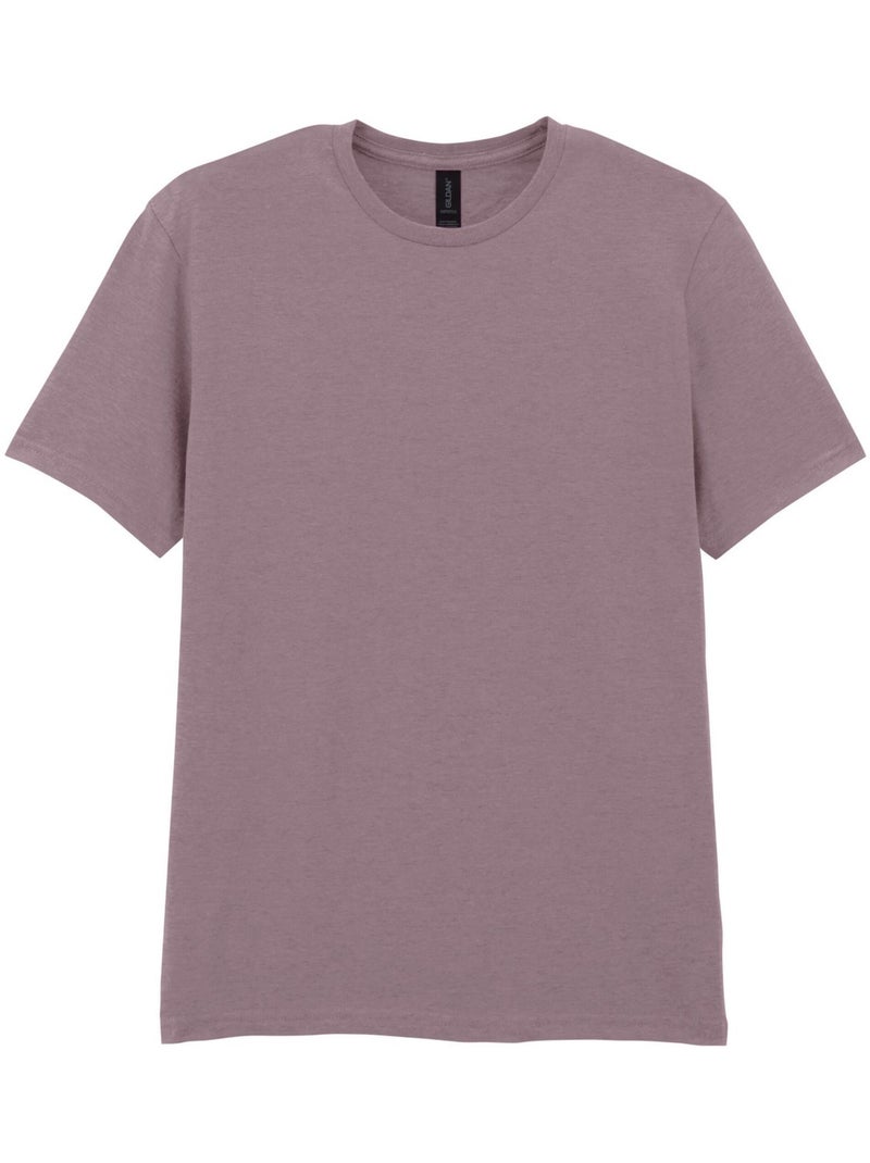 T-shirt motif/style uni softstyle - gildan Gris taupe - Kiabi