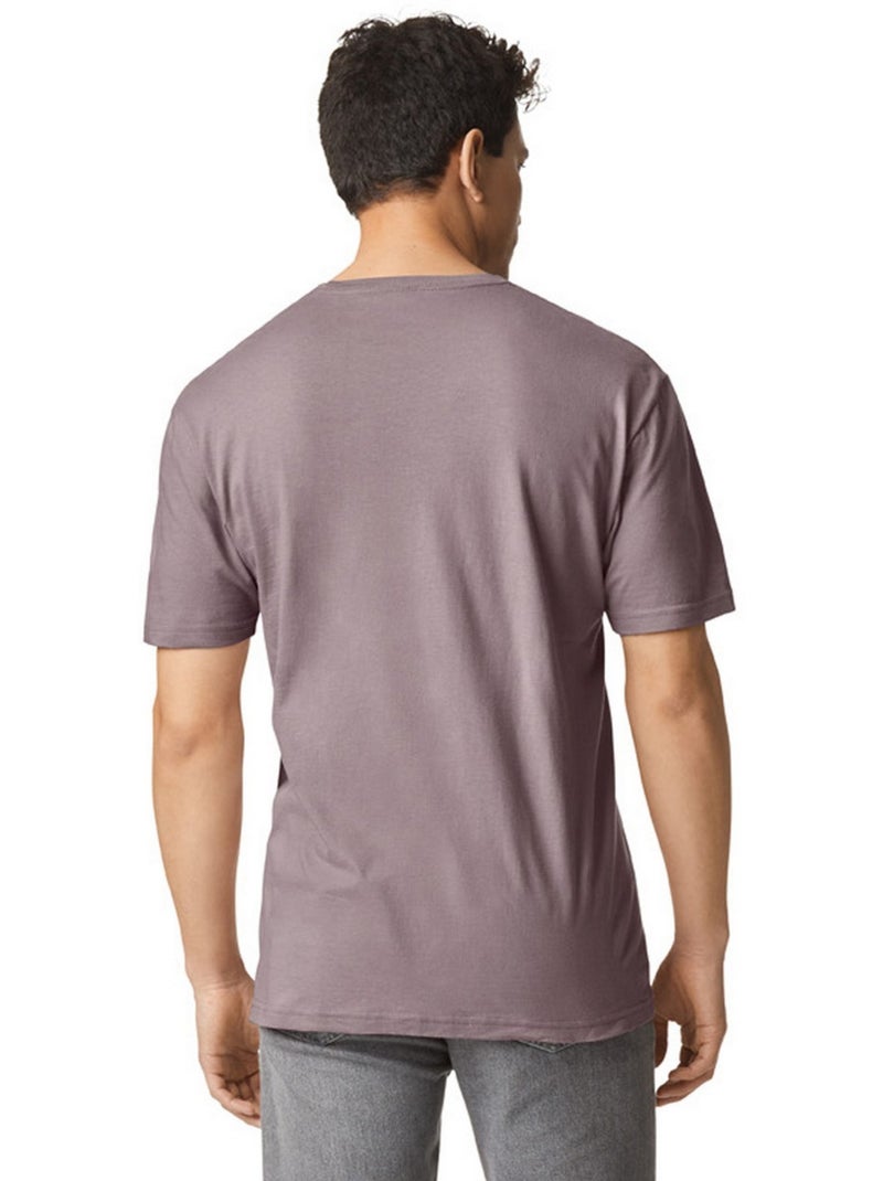 T-shirt motif/style uni softstyle - gildan Gris taupe - Kiabi