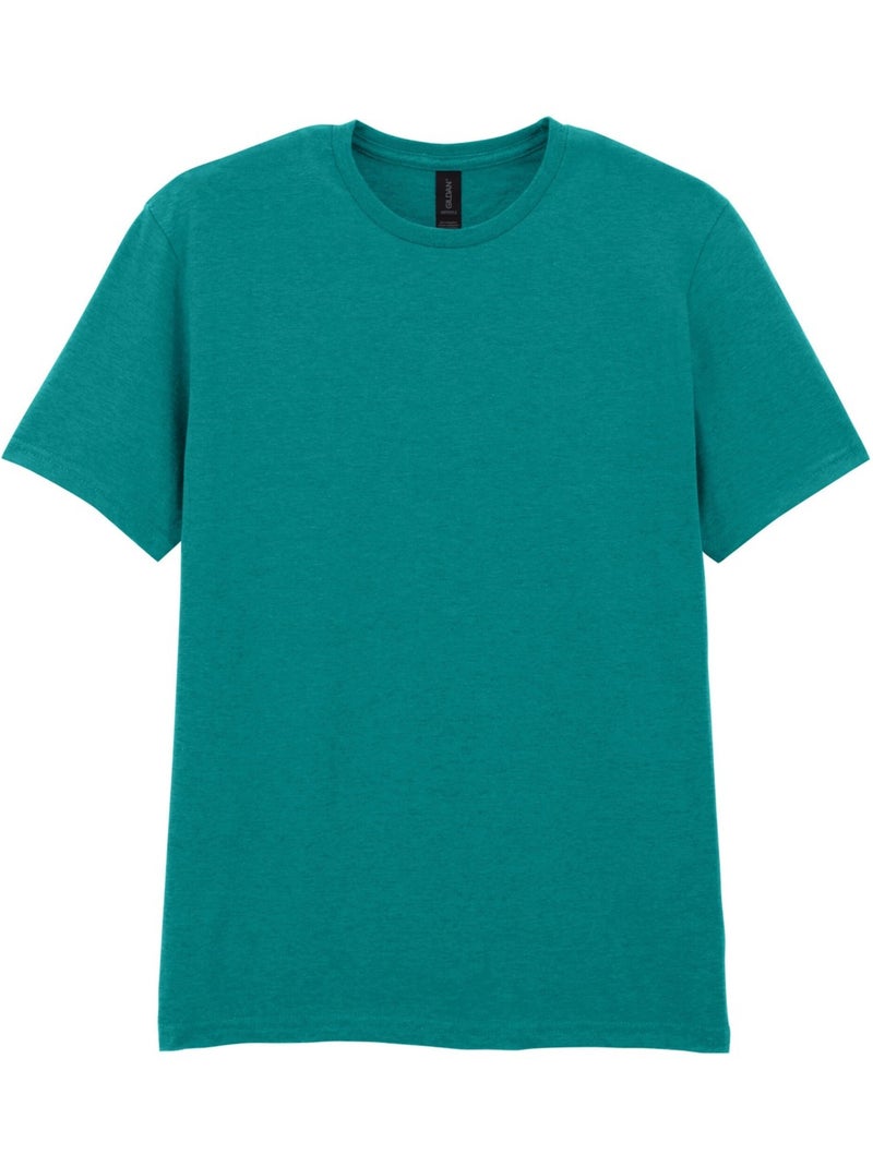 T-shirt motif/style uni softstyle - gildan Vert jade - Kiabi