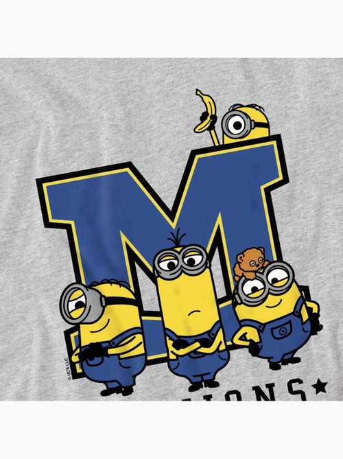 T-shirt motif/style universitaire - minions (bob, kevin, otto, stuart) - Kiabi T-shirt motif/style universitaire - minions (bob, kevin, otto, stuart) - Kiabi