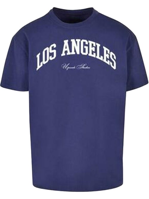 T-shirt motif/style universitaire los angeles - mister tee - Kiabi
