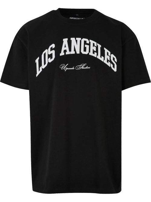 T-shirt motif/style universitaire los angeles - mister tee - Kiabi