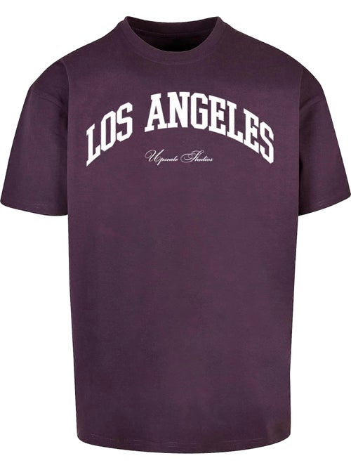 T-shirt motif/style universitaire los angeles - mister tee - Kiabi T-shirt motif/style universitaire los angeles - mister tee - Kiabi
