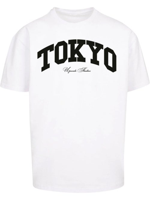 T-shirt motif/style universitaire tokyo - mister tee - Kiabi