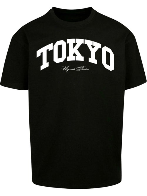T-shirt motif/style universitaire tokyo - mister tee - Kiabi