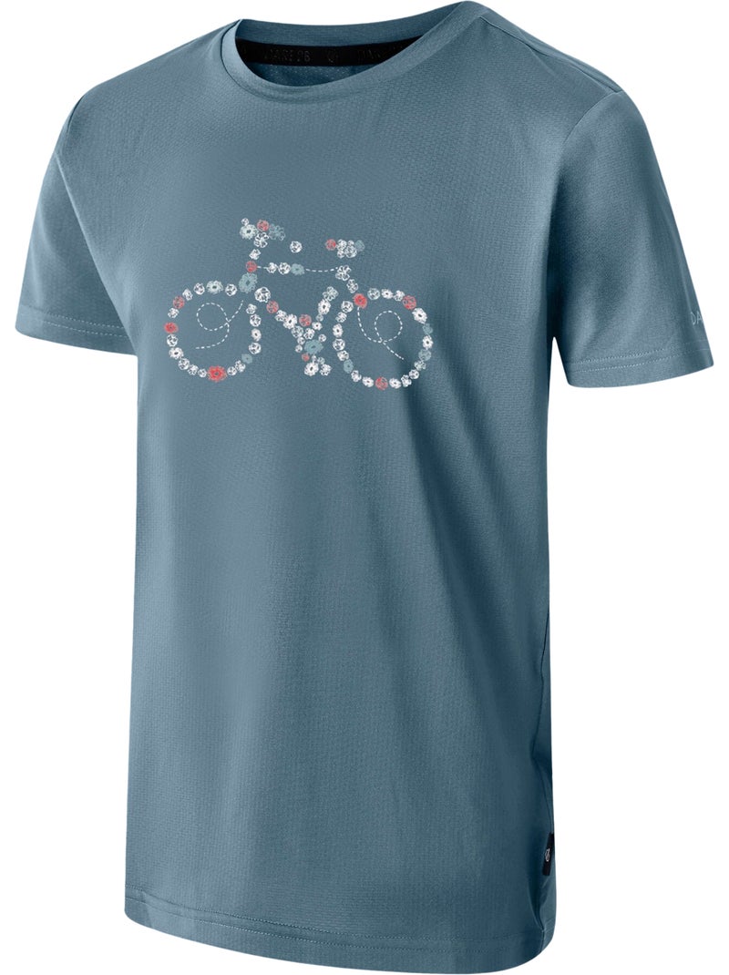 T-shirt motif/style vélo amuse - dare 2b Bleu gris - Kiabi