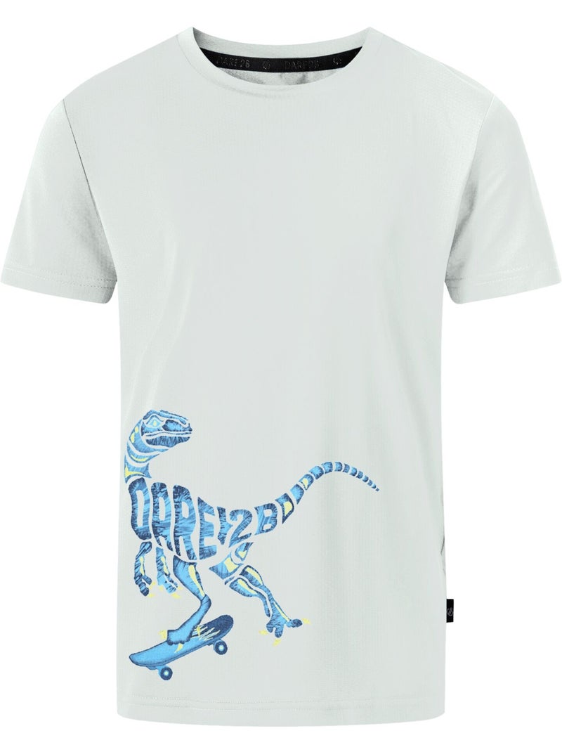 T-shirt motif/style vélociraptor amuse - dare 2b Bleu turquoise - Kiabi