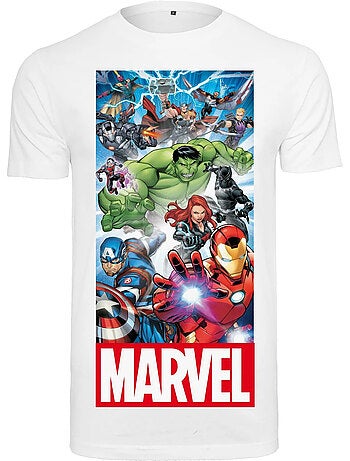 T-shirt motif/style vengeurs allstars team - merchcode
