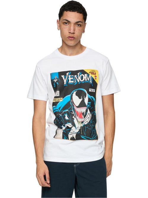 T-shirt motif/style venin comics cover - merchcode (venom) - Kiabi