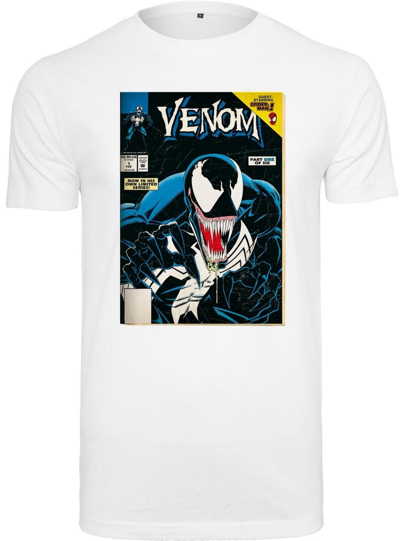 T-shirt motif/style venin comics cover - merchcode (venom) Blanc - Kiabi