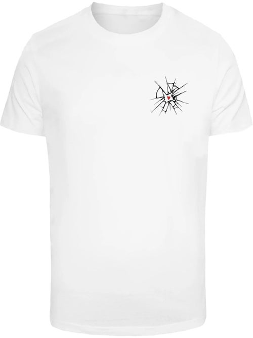 T-shirt motif/style verre brisé - mister tee - Kiabi