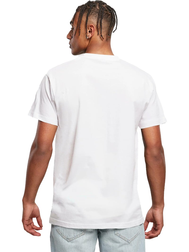 T-shirt motif/style verre brisé - mister tee Blanc - Kiabi