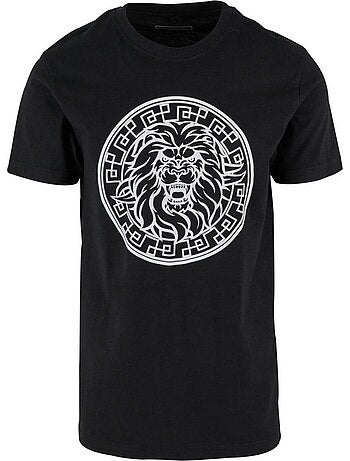T-shirt motif/style visage de lion - mister tee